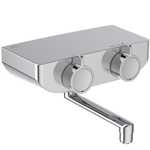 Keukenwandthermo. onderuitloop chroom Ceraplus Safe Ox