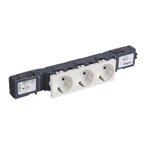 Wandcontactdoos Snap-on Mosaic 3-voudig GST18i3