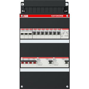 Installatiekast 7x achter 2x 30mA + KT + HS 3-f