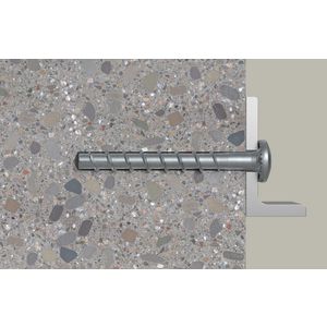 Betonschroef FBS-II 6x40/5 bolkop VVE=100