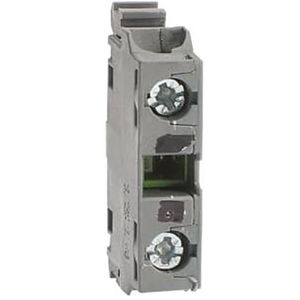 Hulpcontactset 1V monteren op sokkel