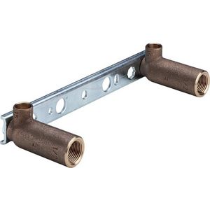 Gemini Dubbele Muurplaat 15x1/2x65x150/200 brons/blank