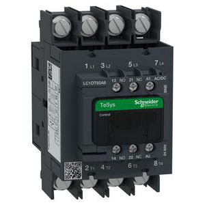 Contactor TeSys Deca 4P 60A 440V AC1 24-60V ACDC ringogen