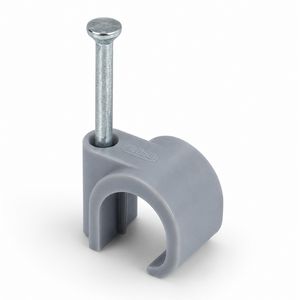 Doos a 100st. Spijkerclip voor flexbuis 16mm t/m 19mm grijs
