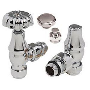 Kranenset Fleur chroom 1/2" haaks