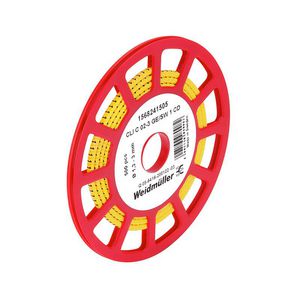 Kabelcoderingsyst. geel geleider O.D.1.3-3mm PVC VVE=500