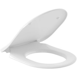 Architectura SlimSeat closetzitting wit scharn.RVS