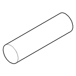 Greep Hendel 15x55mm Champagne (22kt Goud)