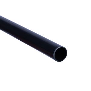 Lengte a 4m. elektrobuis slagvast PVC Polvalit UVS UV-stabiel VSV 25mm (1") zwart VVE=25