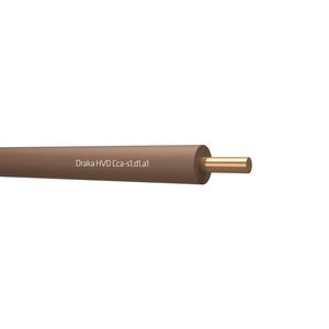 Doos a 100m. installatiedraad HVD halogeenvrij Cca 70C 450/750V bn# 2,5mm² (Bruin)