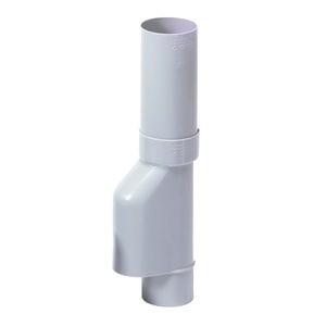 PP HWA bladafscheider voor standleiding 80mm wit