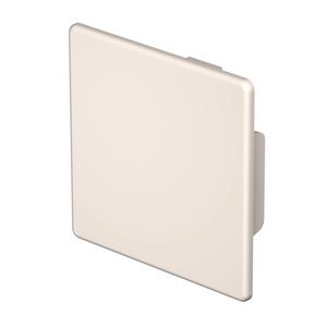 Eindstuk 60x60mm polyvinylchlorid creme wit 9001 VVE=10