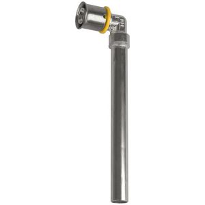 Insteekknie TIGRIS Gas M1 20x15mm spie-eind koper