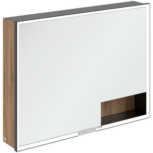 Opbouw Spiegelkast My View+ 1000x750x168mm Oak Kansas