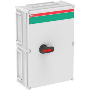 Lastscheider 4P 315A flens II kunststof IP65 zwarte knop