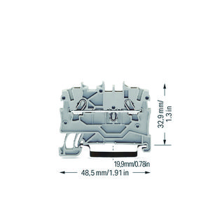 2-draads rijg 1mm² voor Ex e II- 2000-1201 VVE=100