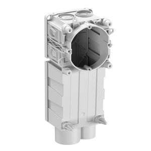 Inbouwdoos grijs IP30 geschikt voor betonbouw