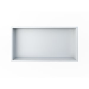 Inbouwnis BOX kant en klare 600x300x70mm met flens wit