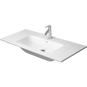 ME BY STARCK #233610 wastafel 1030mm wit met kraangat met overloop Wondergliss