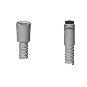 Metalen doucheslang 1/2X3/8X1250mm-BG
