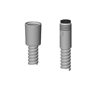 Metalen doucheslang 1/2X3/8X1750mm-BG
