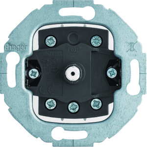 Draaischakelaar 2-polig uit Serie 1930/Glas/R.classic