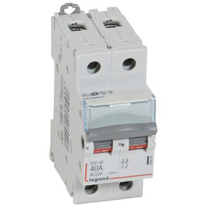 Lastschakelaar DX3 2-polig 40A 2 modulen VVE=5