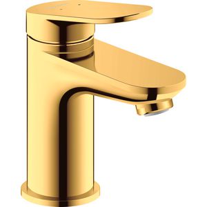 Wave 1-hendel wastafelmengkraan S goud gepolijst sprong 95mm
