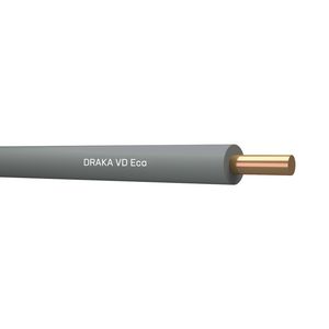 Haspel a 500m. installatiedraad VD Eca gy# 25mm² (Grijs)