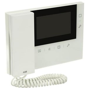 Binnenpost deurcomm. Opbouw 4,3" incl. handset wit