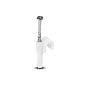 Doos a 100st. Plugclip schroef 8/10mm wit