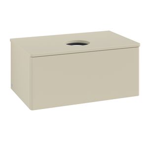 Wastafelonderkast Antao 800x360x500mm S.Grey Matt Lacquer K30010HJ