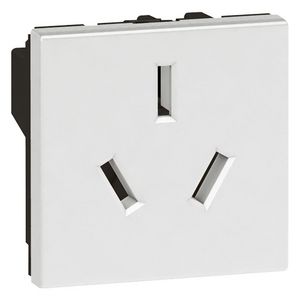 Wandcontactdoos China 2 modulen Arteor VVE=10