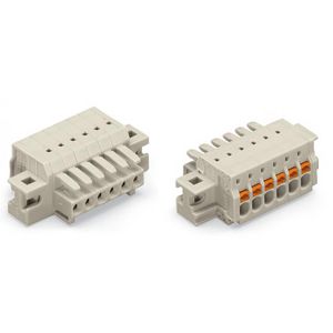 1-draads FE steker druk li.grijs 2734-102/031-000 VVE=100