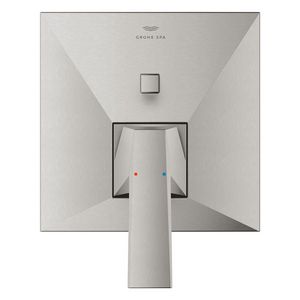 Afbouwdeel Allure brilliant bad supersteel (rvs look) (Spa colors coll.)