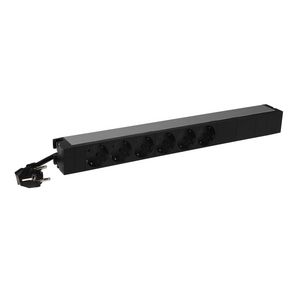 Power Distribution Unit 19" 3m. RA/PA 6x Randaarde out