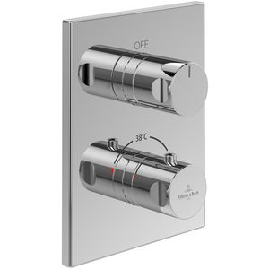 Inbouwthermost m stopkr Universal Taps & Fittings Chrome
