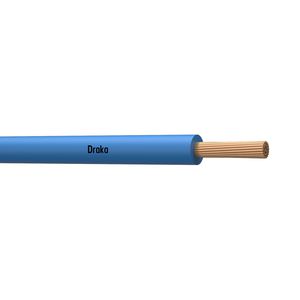 Doos a 100m. montagedraad H07V2-K 90° hittebestendig VMDS bu# 1mm² (Blauw)