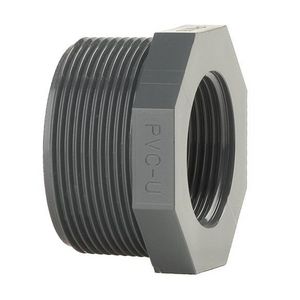 PVC druk verloopring 1" bu. x 1/2" bn. PN16