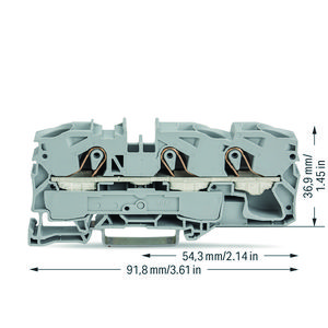 3-draads rijg 16mm² voor Ex e II- VVE=20