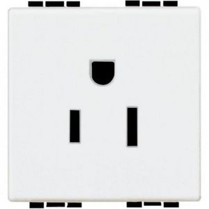 Wandcontactdoos USA 2 modulen Livinglight