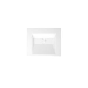 BetteAqua Inbouwwastafel 600x495mm 1 krgt Curry