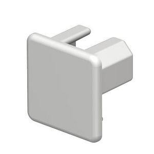 Eindstuk 20x20mm polyvinylchlorid puur wit VVE=10