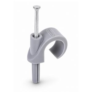 Doos a 100st. Plugclip nagel 16/19mm grijs