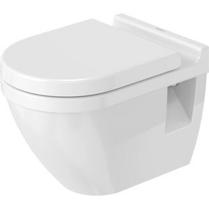 STARCK 3 #220109 wandcloset 540mm wit vlakspoel gesloten 3ltr./6ltr. (excl. zitting)