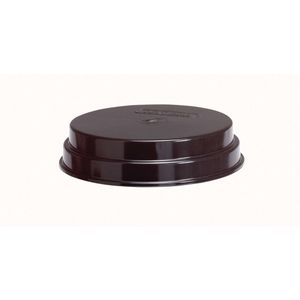 PVC deksel t.b.v. 315mm put bruin