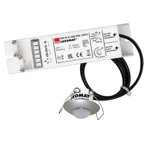 Aanwezigheidsmelder 360gr. IB zilver IP65 10m 1Kanaal