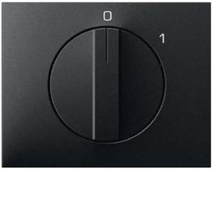 Afdek. v draaischakelaar berker K.1/K.5 antraciet