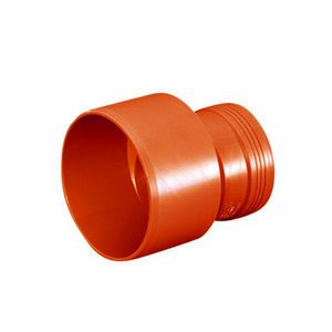 Wafix PP manchet excentrisch verloopstuk 125x110mm spie/mof SN8 zwart