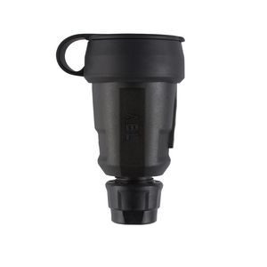 Koppelcontactstop geaard Hightech SCHUKO kraag zwart VVE=10